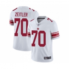 Youth New York Giants #70 Kevin Zeitler White Vapor Untouchable Limited Player Football Jersey