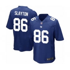 Men's New York Giants #86 Darius Slayton Game Royal Blue Team Color Football Jersey