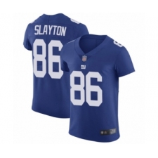Men's New York Giants #86 Darius Slayton Royal Blue Team Color Vapor Untouchable Elite Player Football Jersey