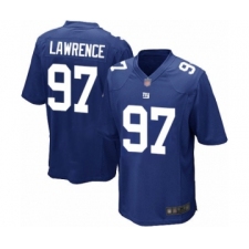 Men's New York Giants #97 Dexter Lawrence Game Royal Blue Team Color Football Jersey