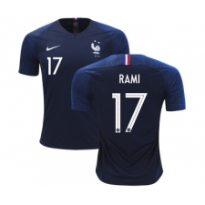 France #17 Rami Home Soccer Country Jersey