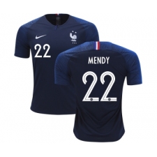 France #22 Mendy Home Soccer Country Jersey