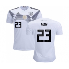 Germany #23 Rudy White Home Soccer Country Jersey