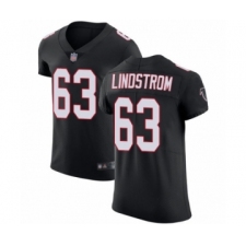Men's Atlanta Falcons #63 Chris Lindstrom Black Alternate Vapor Untouchable Elite Player Football Jersey