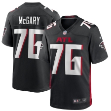 Men's Atlanta Falcons #76 Kaleb McGary Nike Black Game Jersey