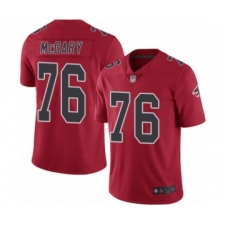 Youth Atlanta Falcons #76 Kaleb McGary Limited Red Rush Vapor Untouchable Football Jersey