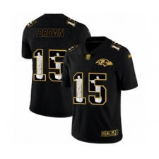 Men's Baltimore Ravens #15 Marquise Brown Black Jesus Faith Limited Player Football Jersey
