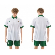 Indonesia Blank White Away Soccer Country Jersey