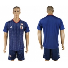 Japan Blank Home Soccer Country Jersey