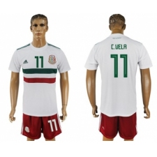 Mexico #11 C.Vela Away Soccer Country Jersey