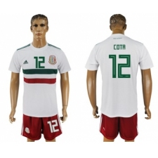 Mexico #12 Cota Away Soccer Country Jersey