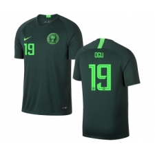 Nigeria #19 OGU Away Soccer Country Jersey