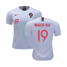 Portugal #19 Mario Rui Away Soccer Country Jersey