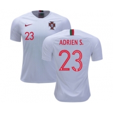 Portugal #23 Adrien S. Away Soccer Country Jersey