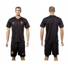 Portugal Blank SEC Away Soccer Country Jersey