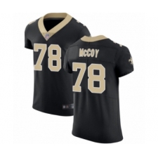Men's New Orleans Saints #78 Erik McCoy Black Team Color Vapor Untouchable Elite Player Football Jersey