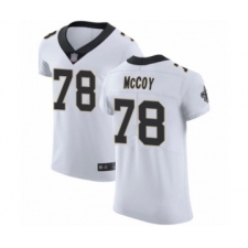 Men's New Orleans Saints #78 Erik McCoy White Vapor Untouchable Elite Player Football Jersey