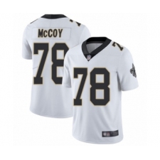 Men's New Orleans Saints #78 Erik McCoy White Vapor Untouchable Limited Player Football Jersey