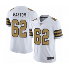 Men's New Orleans Saints #62 Nick Easton Limited White Rush Vapor Untouchable Football Jersey