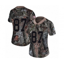 Women's New Orleans Saints #87 Jared Cook Camo Rush Realtree Limited Football Jersey