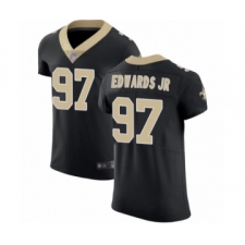 Men's New Orleans Saints #97 Mario Edwards Jr Black Team Color Vapor Untouchable Elite Player Football Jersey