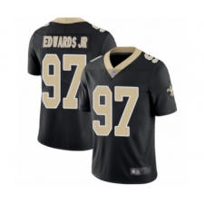 Youth New Orleans Saints #97 Mario Edwards Jr Black Team Color Vapor Untouchable Limited Player Football Jersey