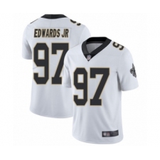 Youth New Orleans Saints #97 Mario Edwards Jr White Vapor Untouchable Limited Player Football Jersey