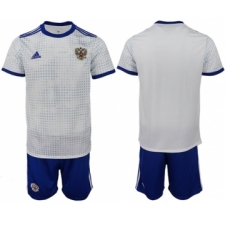 Russia Blank Away Soccer Country Jersey