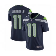 Men's Seattle Seahawks #11 Gary Jennings Jr. Navy Blue Team Color Vapor Untouchable Limited Player Football Jersey