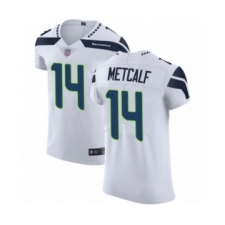 Men's Seattle Seahawks #14 D.K. Metcalf White Vapor Untouchable Elite Player Football Jersey
