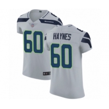 Men's Seattle Seahawks #60 Phil Haynes Grey Alternate Vapor Untouchable Elite Player Football Jersey