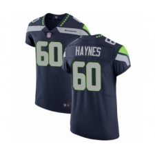 Men's Seattle Seahawks #60 Phil Haynes Navy Blue Team Color Vapor Untouchable Elite Player Football Jersey