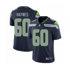 Men's Seattle Seahawks #60 Phil Haynes Navy Blue Team Color Vapor Untouchable Limited Player Football Jersey