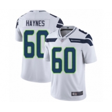 Men's Seattle Seahawks #60 Phil Haynes White Vapor Untouchable Limited Player Football Jersey