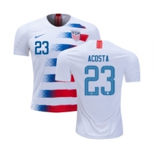 USA #23 Acosta Home Soccer Country Jersey