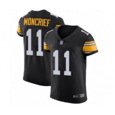 Men's Pittsburgh Steelers #11 Donte Moncrief Black Alternate Vapor Untouchable Elite Player Football Jersey