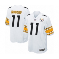 Men's Pittsburgh Steelers #11 Donte Moncrief Game White Football Jersey