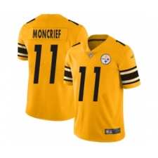 Men's Pittsburgh Steelers #11 Donte Moncrief Limited Gold Inverted Legend Football Jersey