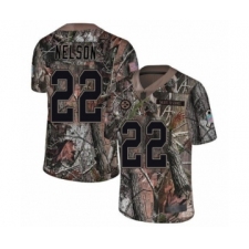 Men's Pittsburgh Steelers #22 Steven Nelson Camo Rush Realtree Limited Football Jersey