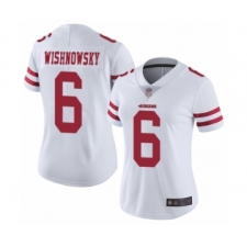 Women's San Francisco 49ers #6 Mitch Wishnowsky White Vapor Untouchable Limited Player Football Jersey