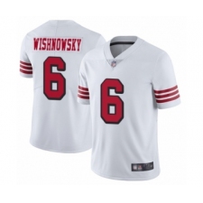 Youth San Francisco 49ers #6 Mitch Wishnowsky Limited White Rush Vapor Untouchable Football Jersey