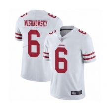 Youth San Francisco 49ers #6 Mitch Wishnowsky White Vapor Untouchable Limited Player Football Jersey