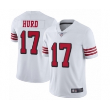 Youth San Francisco 49ers #17 Jalen Hurd Limited White Rush Vapor Untouchable Football Jersey