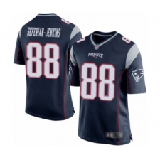 Men's New England Patriots #88 Austin Seferian-Jenkins Game Navy Blue Team Color Football Jersey