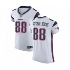 Men's New England Patriots #88 Austin Seferian-Jenkins White Vapor Untouchable Elite Player Football Jersey
