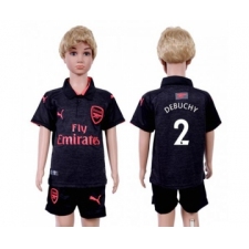 Arsenal #2 Debuchy Sec Away Kid Soccer Club Jersey