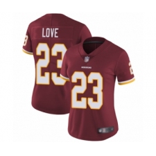Women's Washington Redskins #23 Bryce Love Burgundy Red Team Color Vapor Untouchable Limited Player Football Jersey