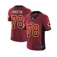 Men's Washington Redskins #78 Wes Martin Limited Red Rush Drift Fashion Football Jersey