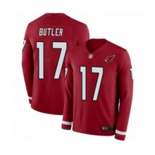 Men's Arizona Cardinals #17 Hakeem Butler Limited Red Therma Long Sleeve Football Jersey