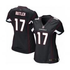 Women's Arizona Cardinals #17 Hakeem Butler Game Black Alternate Football Jersey